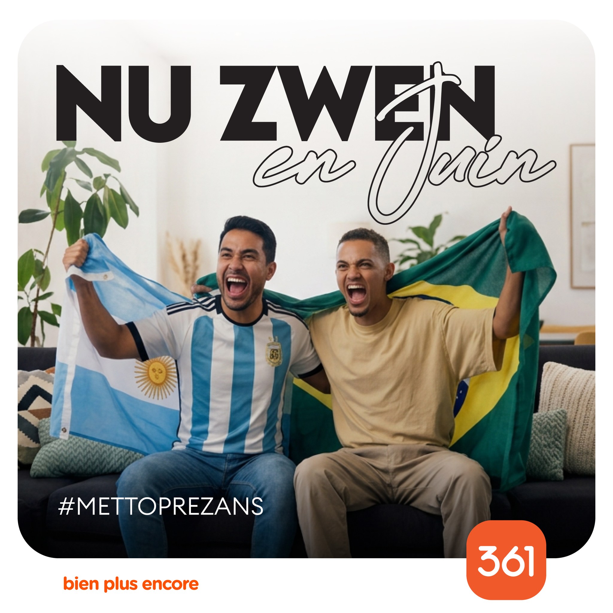 May be an image of one or more people and text that says "NU en ZWEN Jeaene #METTOPREZANS bien plus bienplusencore plusencore encore 361"