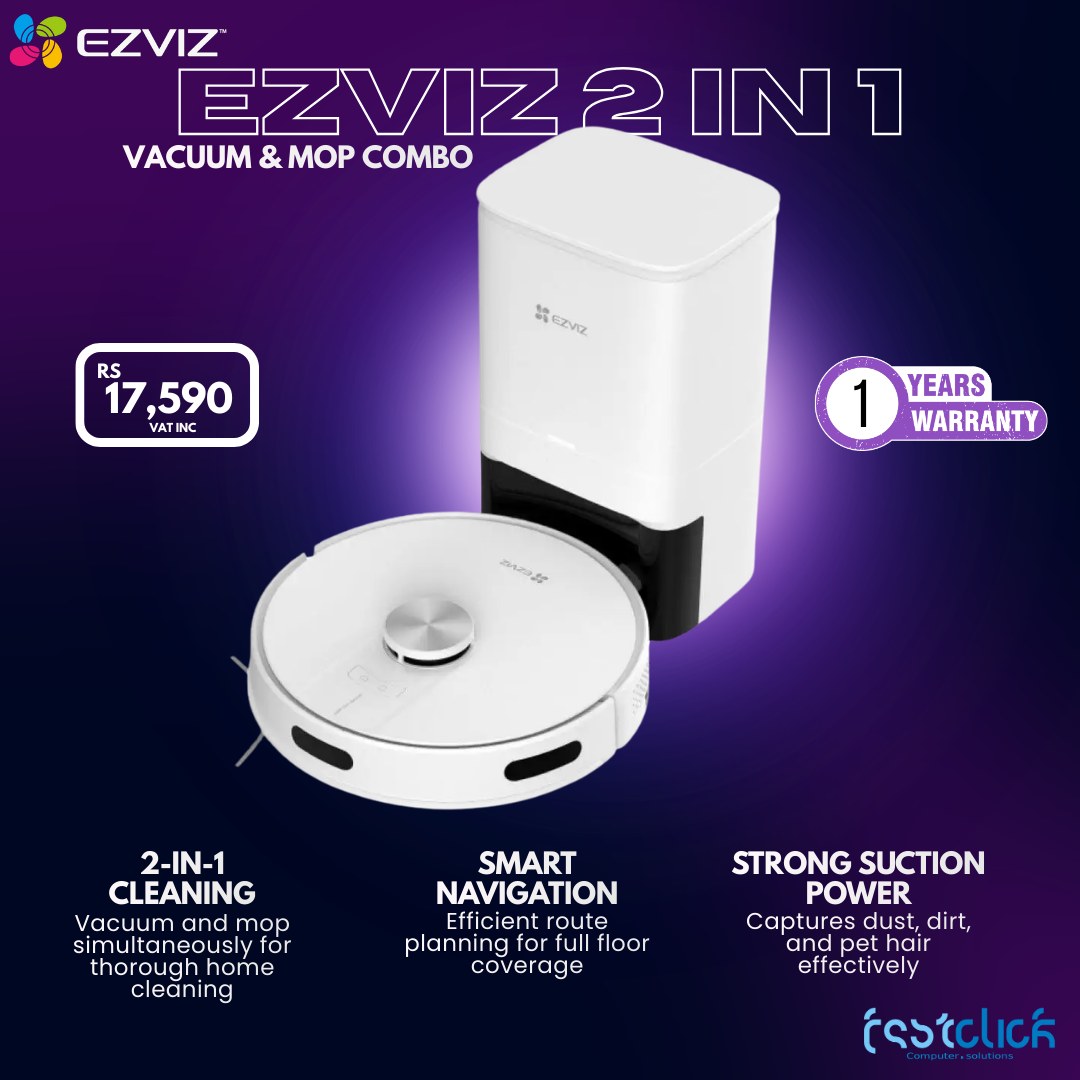 May be an image of ‎water heater and ‎text that says "‎EZVIZ™ EZVIZ 2 EZVIZ2IN1 IN 1 VACUUM VACUUM&MOPCOMBO & MOP COMBO RS ZVIZ 590 VATINC YEARS WARRANTY 1 senrss ዓተስታ نای 2-IN-1 CLEANING Vacuum and mop imultaneously eously for or th...