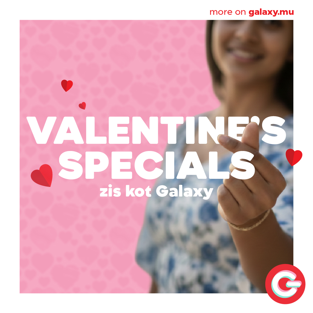 May be an image of heart, phone and text that says "more on galaxy.mu VALENTINE'S VALEN SPECIALS zis kot iskotGalaxy Galaxy"