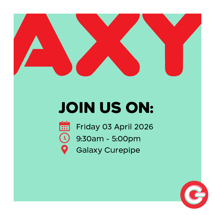 May be a graphic of phone and text that says "AXY JOIN US O: ： Friday 03 April 2026 9:30am- 9:30am-5:00pm 5:00pm Galaxy Curepipe"