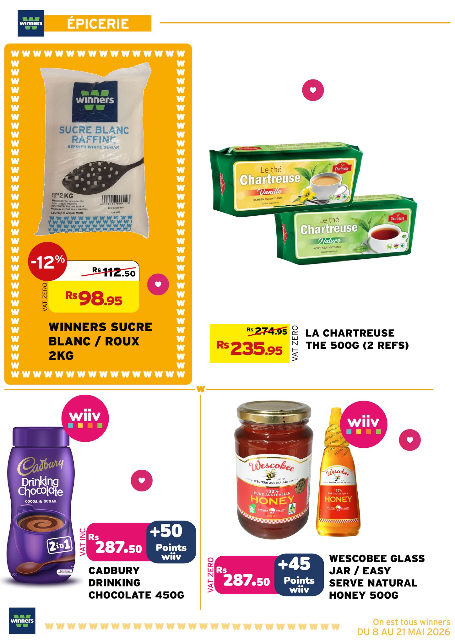May be an image of ‎text that says "‎winners EPICERIE winners SUCREBLANC SUCRE BLANC RAFFINE FINE KePиKo WHITCSUOLPR Suouar T2KG MSEONNA ปินวพม Lethe Chartreuse anille DREISANRGAN -12% % ตุออำเธะ R$112.50 Lethe Chartreu...
